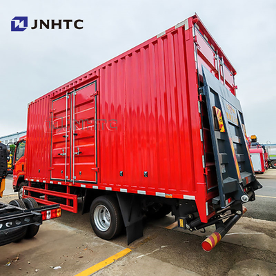 Merk 5 ton vrachtwagen 4x2 6 wieler vrachtwagen mini vrachtwagen Euro2 diesel vrachtwagen met hydraulische achterplaat