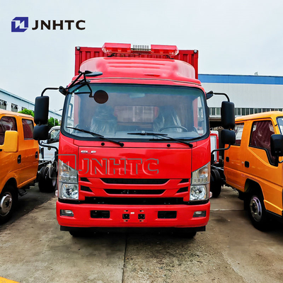 Merk 5 ton vrachtwagen 4x2 6 wieler vrachtwagen mini vrachtwagen Euro2 diesel vrachtwagen met hydraulische achterplaat