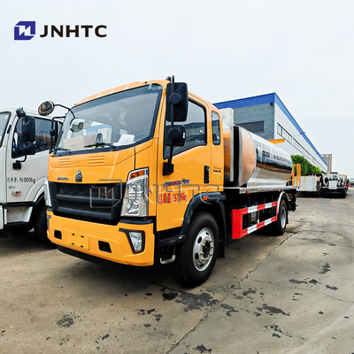 Warmgeemulgeerde HOWO 7000 liter Asfaltverdeler Truck Spreader Bitumen Spraying Truck