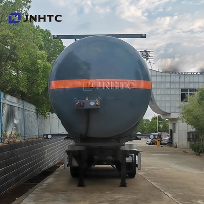 3 assen Diethylamine transport aanhanger brandstoftank half aanhanger 33000 40000 liter brandstoftrailer