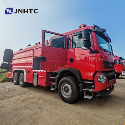 HOWO Brandweertruck 6X4 480 pk 5000L Waterfoom Tanker Brandweer Truckmini Brandweer Truck