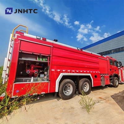 HOWO Brandweertruck 6X4 480 pk 5000L Waterfoom Tanker Brandweer Truckmini Brandweer Truck
