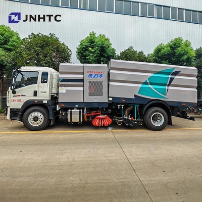 HOWO wegveegtruck 4X2 gemonteerde wegzoutverspreider sneeuwreinigingtruck