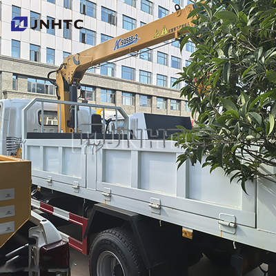 China Top Howo 4x2 lichte vrachtwagen gemonteerde kraan hydraulische 3Ton 4Ton 5Ton telescopische pick-up boom kraan te koop