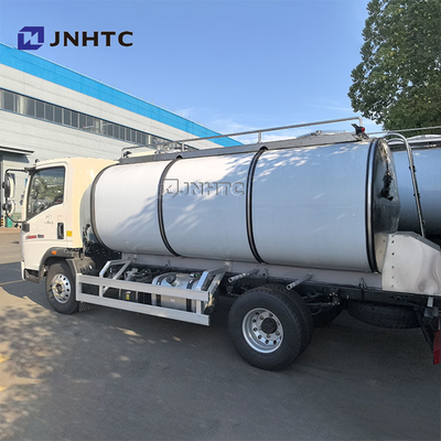HOWO 8cbm brandstoftanker Truck Light Duty Oil Tank Truck Mobiele tanktruck Aluminium brandstoftanks te koop