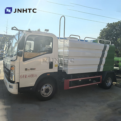 HOWO Mini 3000L watertruck met mistkanon Multifunctionele stofverwijderende truck voor mijnbouw