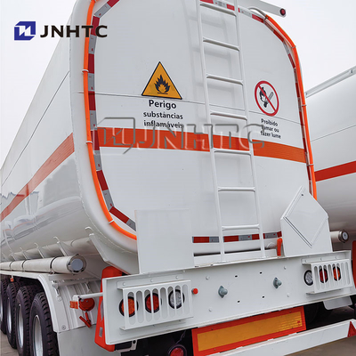 4 assen 75000L ijzeren staal brandstoftank half triller te koop