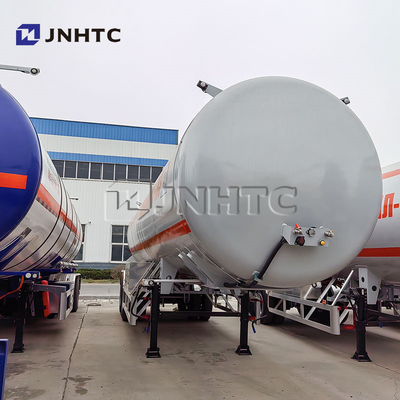2 assen LPG Propyleen Truck Trailer Gas tank Gas tank Halve aanhanger lpg Gas tank