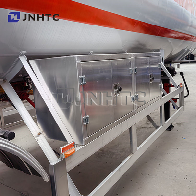 2 assen LPG Propyleen Truck Trailer Gas tank Gas tank Halve aanhanger lpg Gas tank