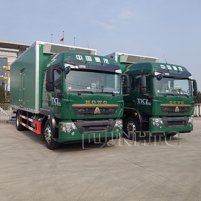 Goedkope Aumark HOWO TX7 6x4 Koeltruck Diesel Lichte koelcontainer 1-6Ton Vrieskoel Truck