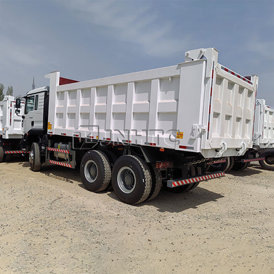 Sinotruk HOWO TX 371HP Diesel Dump Truck 10 Wielen 6X4 Handgeschakelde Weichai Motor Euro 2 Tipper