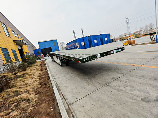 3 assen 40tons platbed half-trailer 20ft 40ft Containers