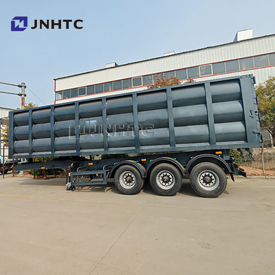 Dump Semi-trailer 40 ton 50 ton Truck 3 axel Hydraulische mijnbouwtrailer Voor klanten Optioneel