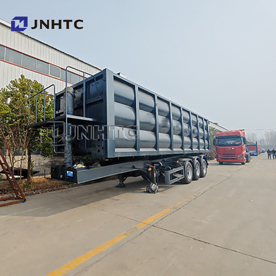 Dump Semi-trailer 40 ton 50 ton Truck 3 axel Hydraulische mijnbouwtrailer Voor klanten Optioneel