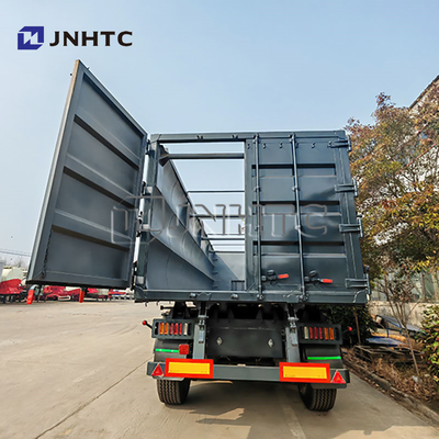 Dump Semi-trailer 40 ton 50 ton Truck 3 axel Hydraulische mijnbouwtrailer Voor klanten Optioneel