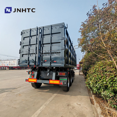 Dump Semi-trailer 40 ton 50 ton Truck 3 axel Hydraulische mijnbouwtrailer Voor klanten Optioneel