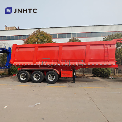 Hydraulische Dump Tipper Trailer 3 axle Semi-trailer voor het transport van bouw afval / zand