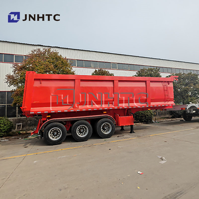 Hydraulische Dump Tipper Trailer 3 axle Semi-trailer voor het transport van bouw afval / zand