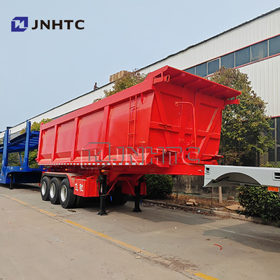 Hydraulische Dump Tipper Trailer 3 axle Semi-trailer voor het transport van bouw afval / zand