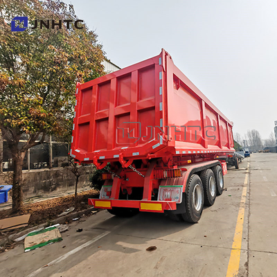 Hydraulische Dump Tipper Trailer 3 axle Semi-trailer voor het transport van bouw afval / zand