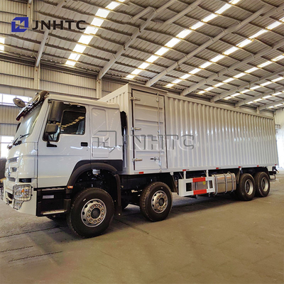 25 ton Howo Truck 8*4 Van Trucks Diesel Manuele Transmissie Verdikte containers Doos vrachtwagens