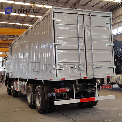 25 ton Howo Truck 8*4 Van Trucks Diesel Manuele Transmissie Verdikte containers Doos vrachtwagens