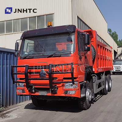 Zware vrachtwagen Howo Camion 6x4 10 Wheeler 400 pk 30Ton Tipper Dump Truck Met Anti-Diefstal Net