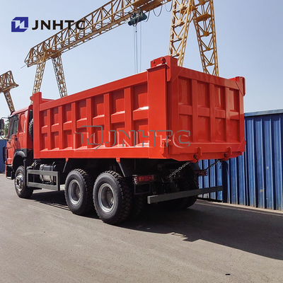 Zware vrachtwagen Howo Camion 6x4 10 Wheeler 400 pk 30Ton Tipper Dump Truck Met Anti-Diefstal Net