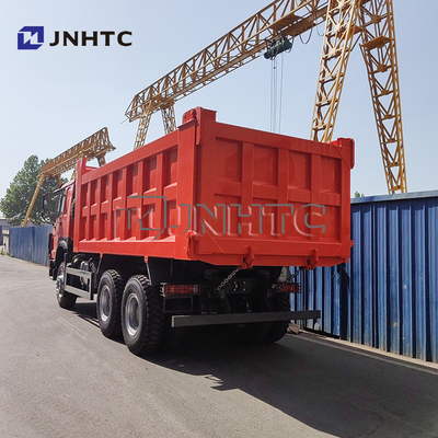 Zware vrachtwagen Howo Camion 6x4 10 Wheeler 400 pk 30Ton Tipper Dump Truck Met Anti-Diefstal Net