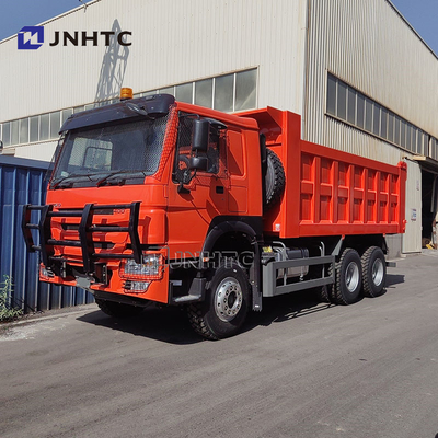 Zware vrachtwagen Howo Camion 6x4 10 Wheeler 400 pk 30Ton Tipper Dump Truck Met Anti-Diefstal Net