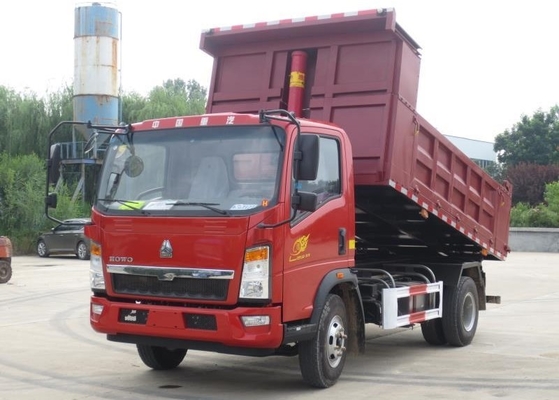 Vrachtwagen van de de Vrachtwagensinotruk 4×2 120HP Stortplaats van de weerbestendigheids de Op zwaar werk berekende Stortplaats