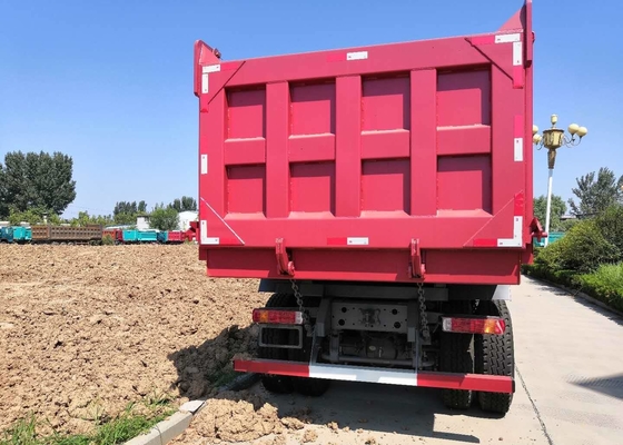 Sterke Op zwaar werk berekende de Stortplaatsvrachtwagen van de Lagercapaciteit/de Stortplaatsvrachtwagen van Sinotruk Howo