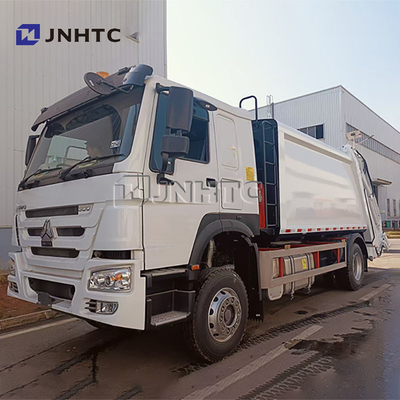 Sinotruk Howo 4X2 300 pk Euro II rechter aandrijving vuilnisverzamelaar Compressed Truck Waste Collection Truck