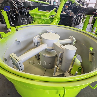 Sinotruk Zware 47m 6X4 gemonteerde betonpomptruck met hydraulische schijfmixer