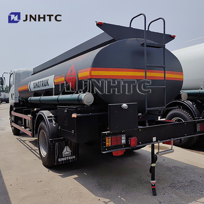 HOWO 4000 liter 5000 liter brandstoftankwagen 5 ton brandstoftankwagen