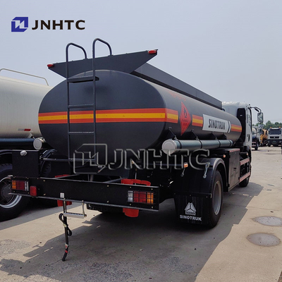 HOWO 4000 liter 5000 liter brandstoftankwagen 5 ton brandstoftankwagen