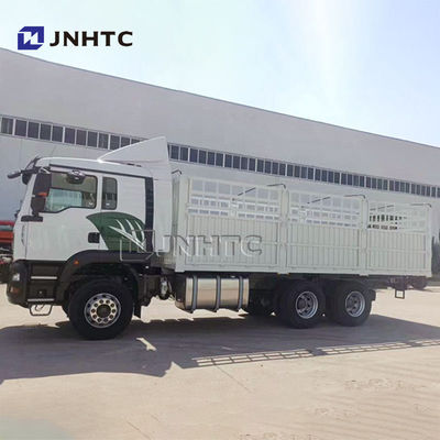 Goedkope prijs HOWO TX 6x4 20Ton Truck Box Trucks vrachtwagen te koop met deflector