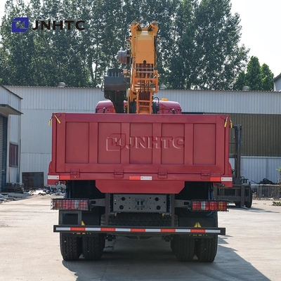 Howo TX Vrachtwagen met Kraan 8x4 12 ton tot 20 ton Rechte Arm Kraan Vrachtwagen
