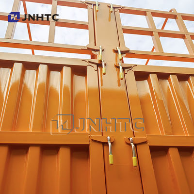 5-assige hekwerk oplegger bulkgoederen transport oplegger vrachtwagen te koop