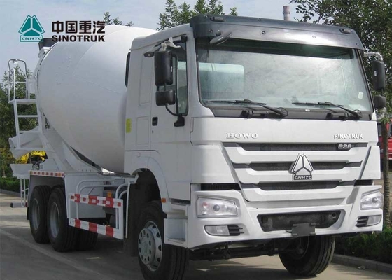 10 wiel 10 Kubiek Metersbeton die Materiaal 371hp 9000 * 2550 * 3950mm mengen