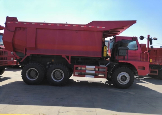 Van de de Mijnbouwkipper van ZZ5707S3840AJ Sinotruk Vrachtwagens Op zwaar werk berekende 75km/H Maximum Snelheid