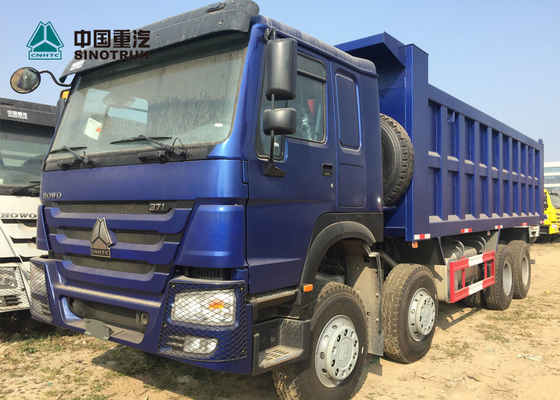 Euro 2 de Zware Ladingsvrachtwagen 8x4 12 van 371HP Vrachtwagen van de Band de Voor Opheffende HOWO Kipper