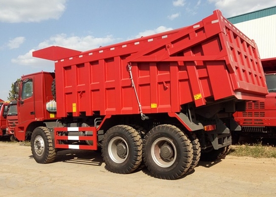 420 PK 6x4 de Stortplaatsvrachtwagen Op zwaar werk berekende Howo ZZ5707V3840CJ van de 70 Ton Grote Mijnbouw