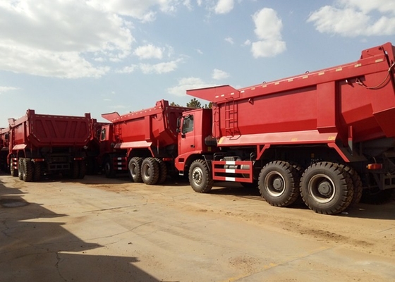 420 PK 6x4 de Stortplaatsvrachtwagen Op zwaar werk berekende Howo ZZ5707V3840CJ van de 70 Ton Grote Mijnbouw