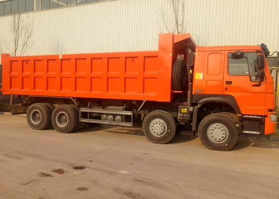 Vier - As SINOTRUK 371 Zware de Stortplaatsvrachtwagen 8×4 van HP 50 Ton die 28CBM laden