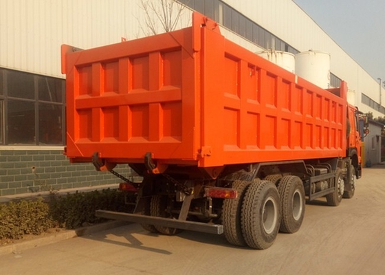 Vier - As SINOTRUK 371 Zware de Stortplaatsvrachtwagen 8×4 van HP 50 Ton die 28CBM laden