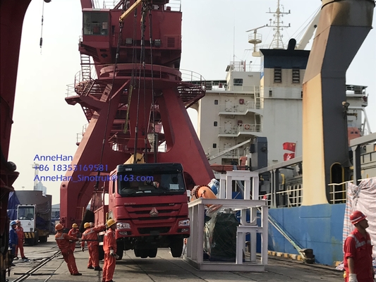 HOWO 6x4 10 Ton die Boomvrachtwagen Opgezette Kraan vouwen