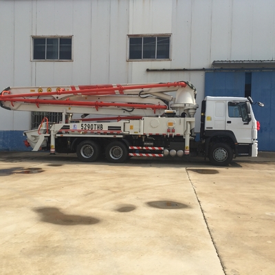 ISO-Ccc 37m de Energie van de de Concrete Mixervrachtwagen van de Concrete Pompaanhangwagen HOWO - besparing