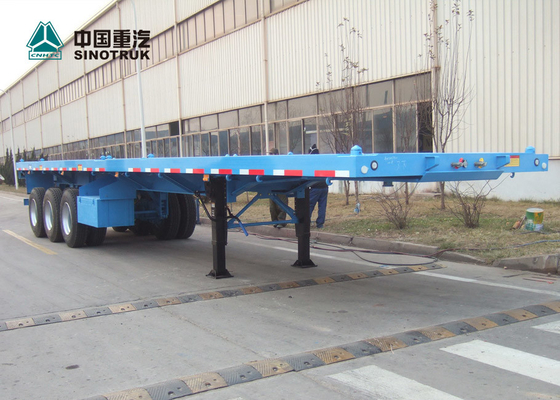 13T Aanhangwagen van Howo van de ladingscapaciteit Flatbed Semi met Luchtopschorting