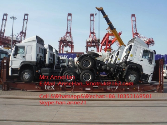 van de de Tractorvrachtwagen 6x4 10 van 420hp Sinotruk Howo7 de Wielenhw76 Cabine voor Slepen 50T